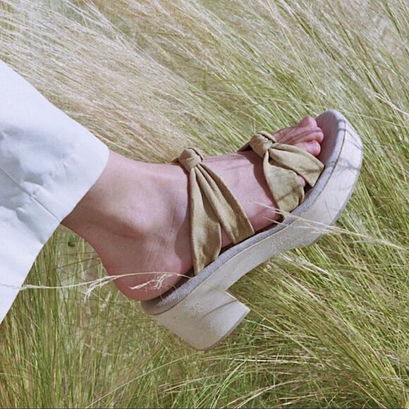Atelier Sabot Paris Brigitte Wooden Platform Slides - Picture 1 of 13